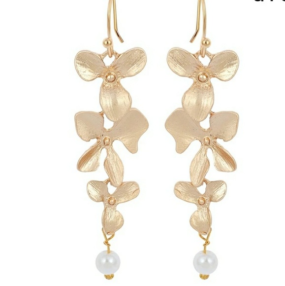 U PICK GOLD OR SILVER LOTUS ORCHID FLOWER DROPS - Picture 3 of 8